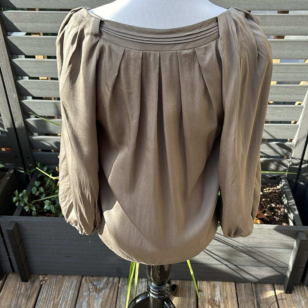 DIANE VON FURSTENBERG Cahil Silk Blouse Size 2 - Picture 5 of 10